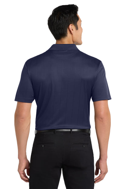 Custom Embroidered Port Authority Performance Fine Jacquard Polo. K528,True Navy