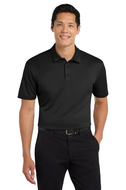 Custom Embroidered Port Authority Polos in Black