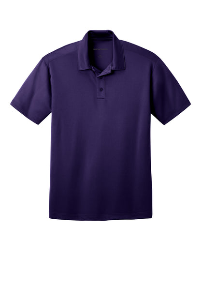 Custom Embroidered Port Authority Polos in Bright Purple
