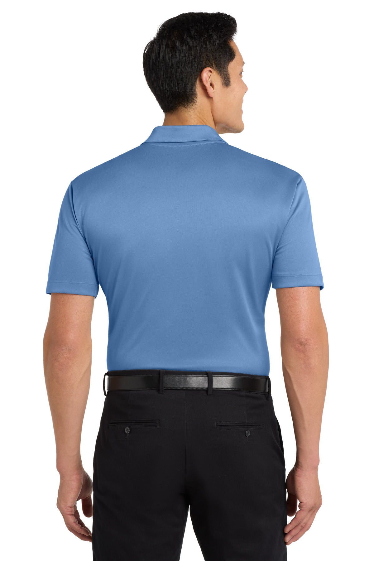 Custom Embroidered Port Authority Polos in Carolina Blue