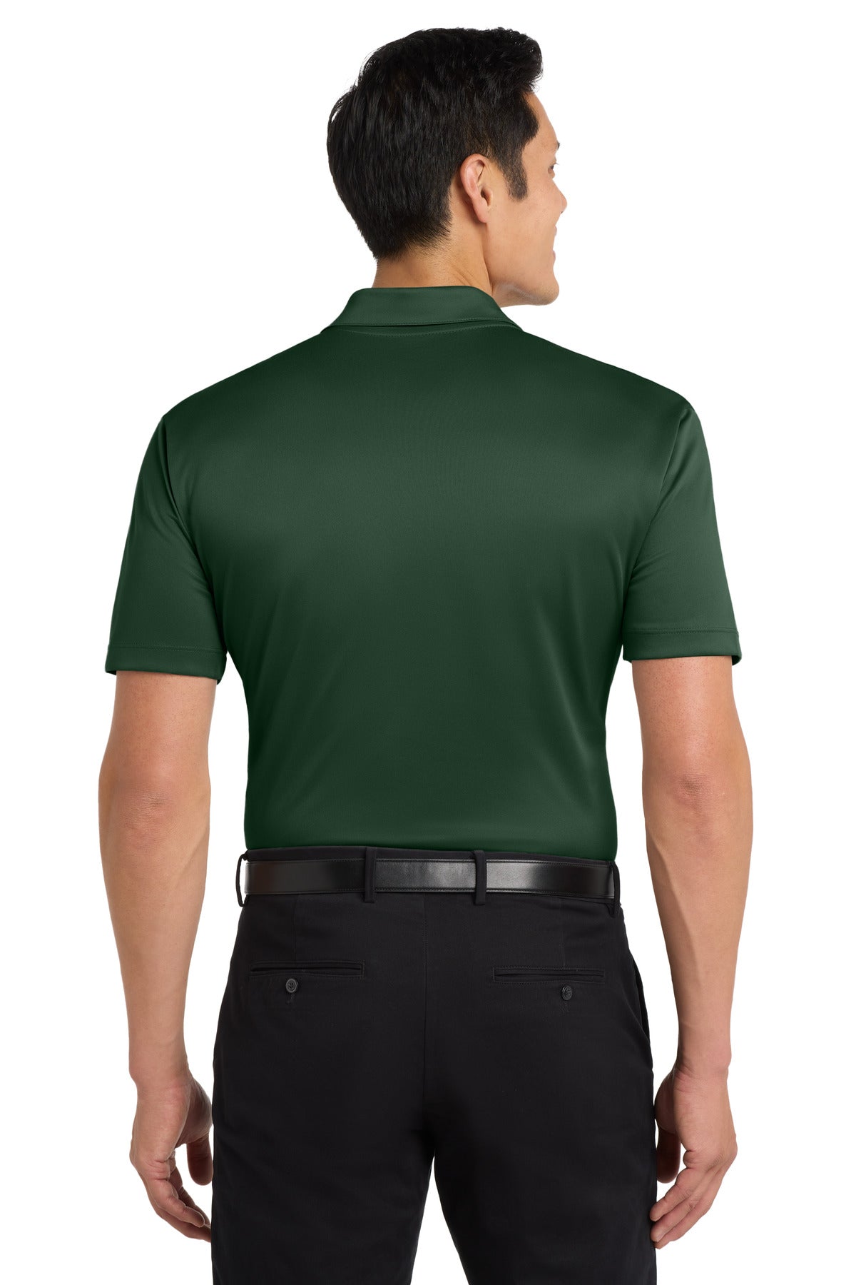 Custom Embroidered Port Authority Polos in Dark Green