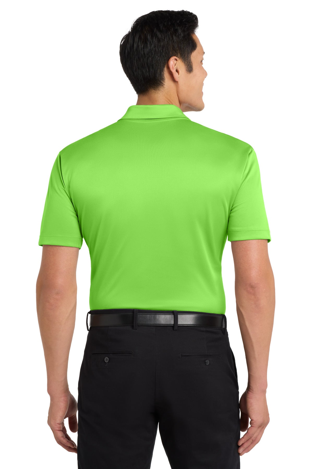 Custom Embroidered Port Authority Polos in Lime