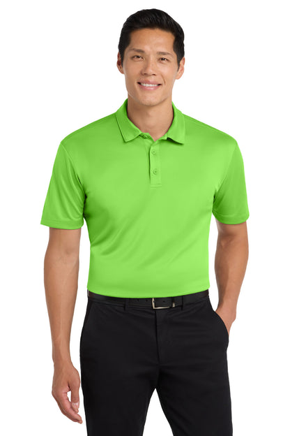 Custom Embroidered Port Authority Polos in Lime