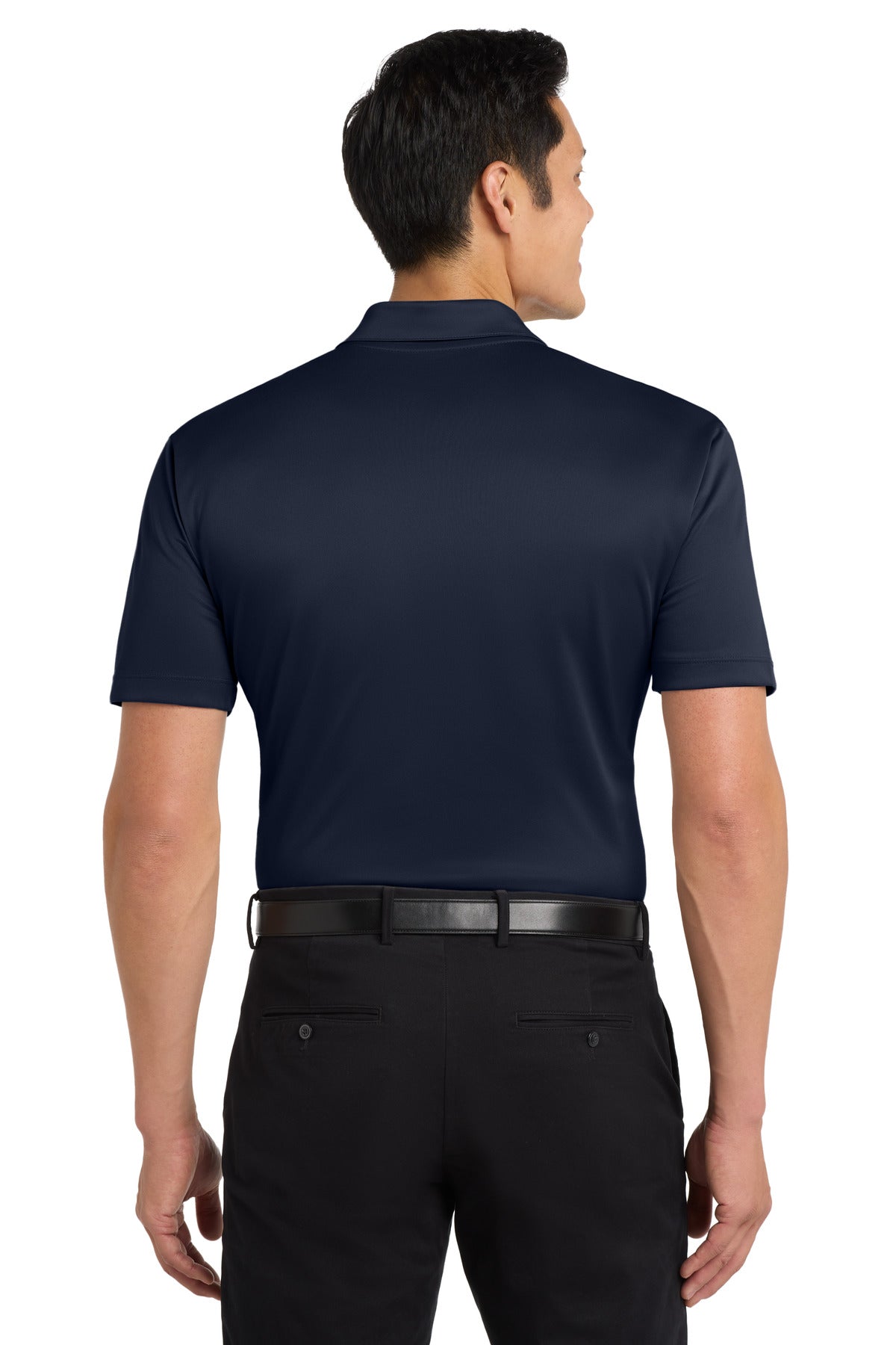 Custom Embroidered Port Authority Polos in Navy