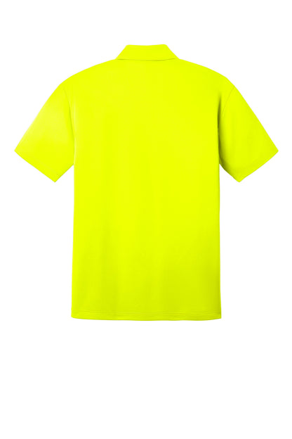 Custom Embroidered Port Authority Polos in Neon Yellow