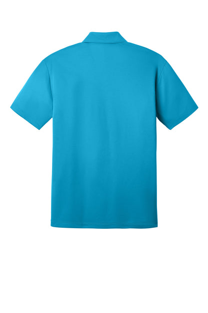 Custom Embroidered Port Authority Polos in Parcel Blue