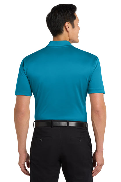 Custom Embroidered Port Authority Polos in Parcel Blue
