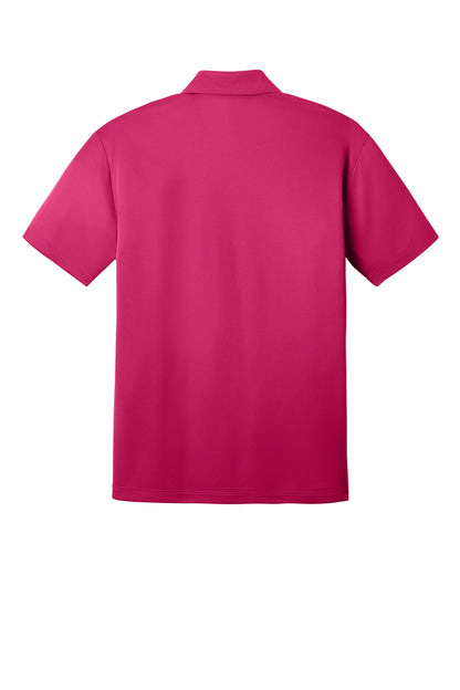 Custom Embroidered Port Authority Polos in Pink Raspberry