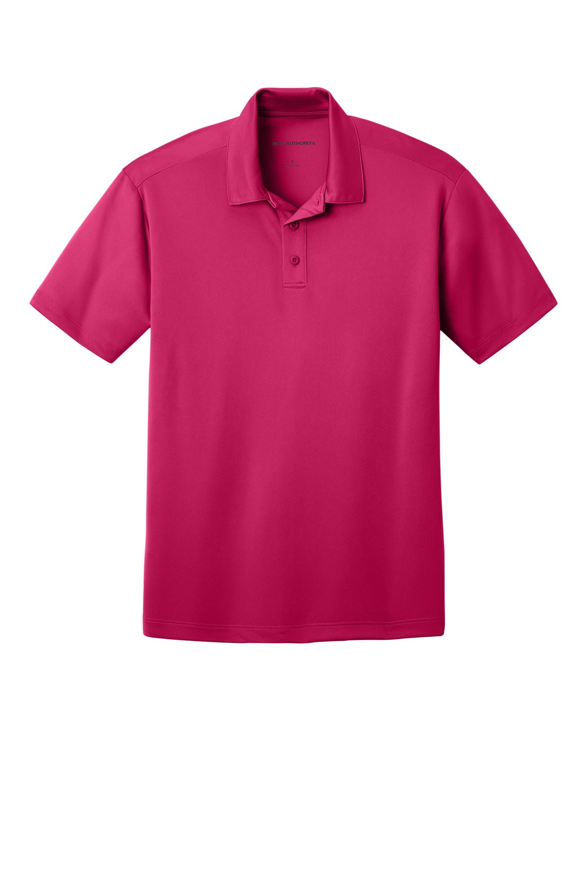 Custom Embroidered Port Authority Polos in Pink Raspberry