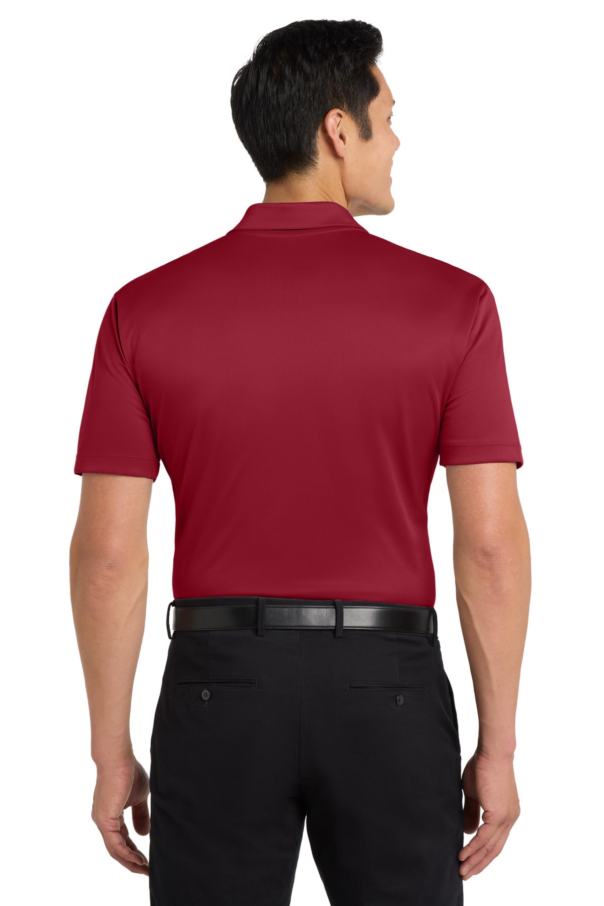 Custom Embroidered Port Authority Polos in Red