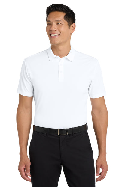 Custom Embroidered Port Authority Polos in White