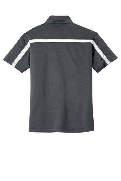 Port Authority Silk Touch Performance Colorblock Stripe Polo. K547