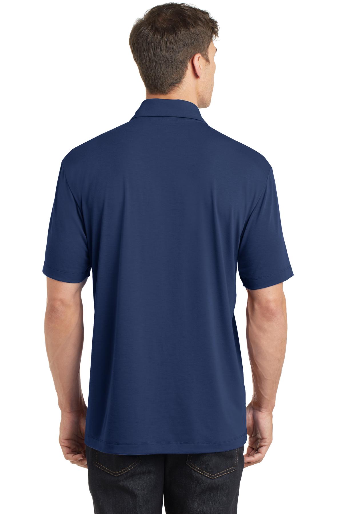 Custom Embroidered Port Authority Cotton Touch Performance Polo. K568,Estate Blue