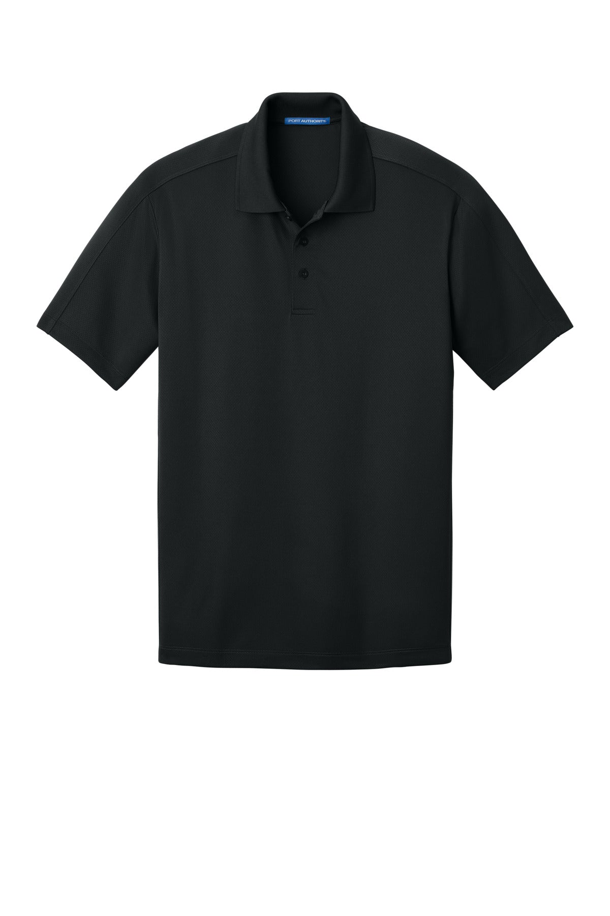 Custom Embroidered Port Authority Polos/Knits in Black