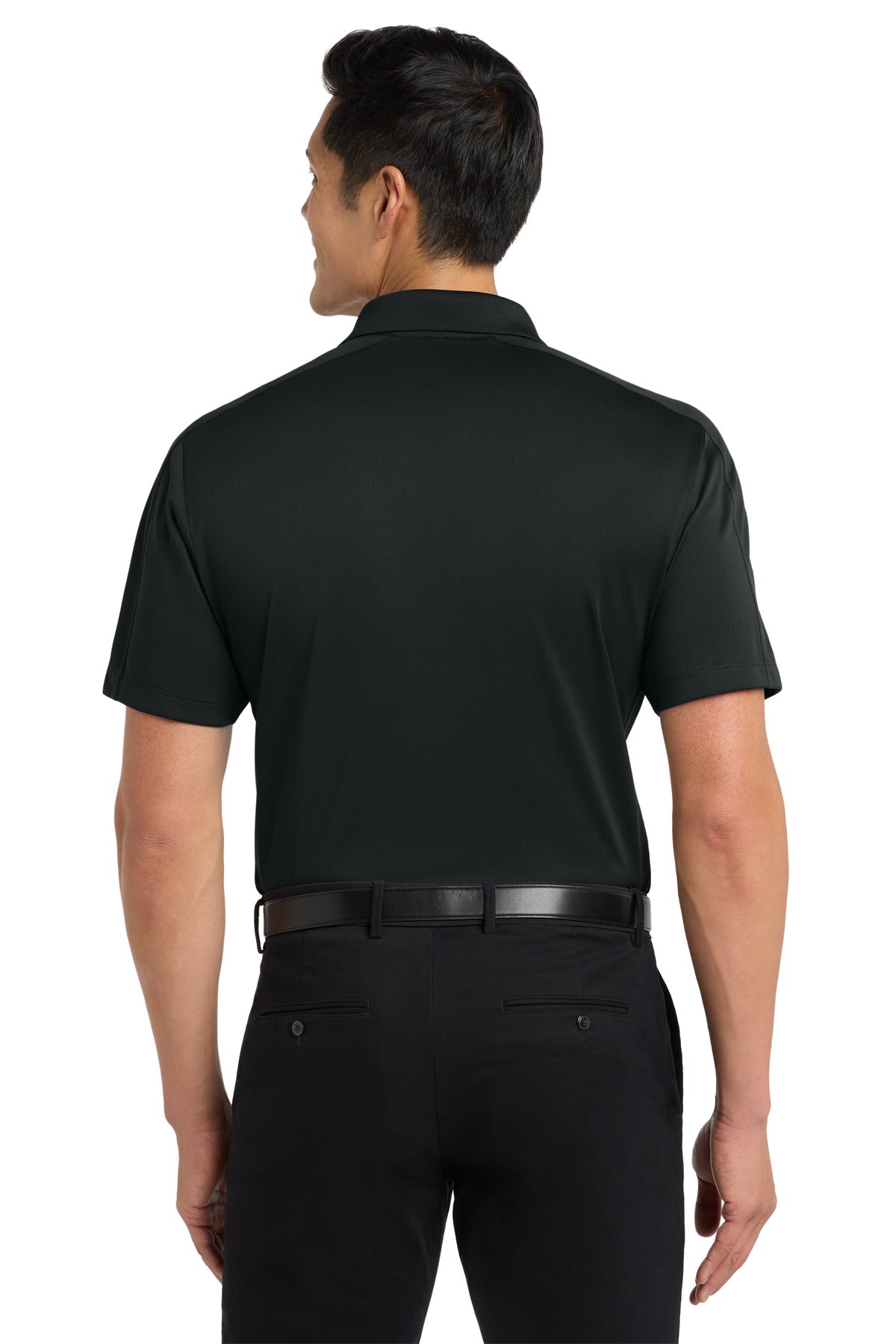 Custom Embroidered Port Authority Polos/Knits in Black