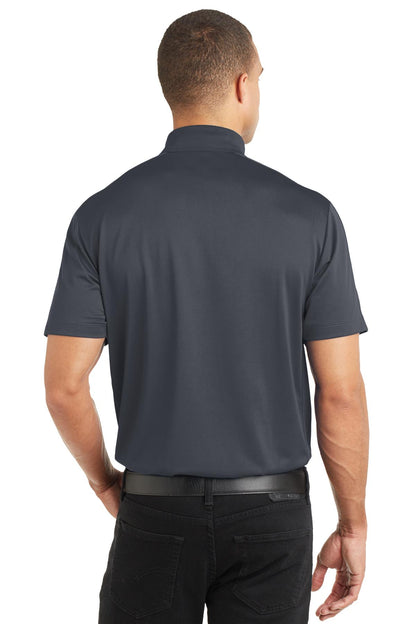 Custom Embroidered Port Authority Diamond Jacquard Polo. K569,Graphite