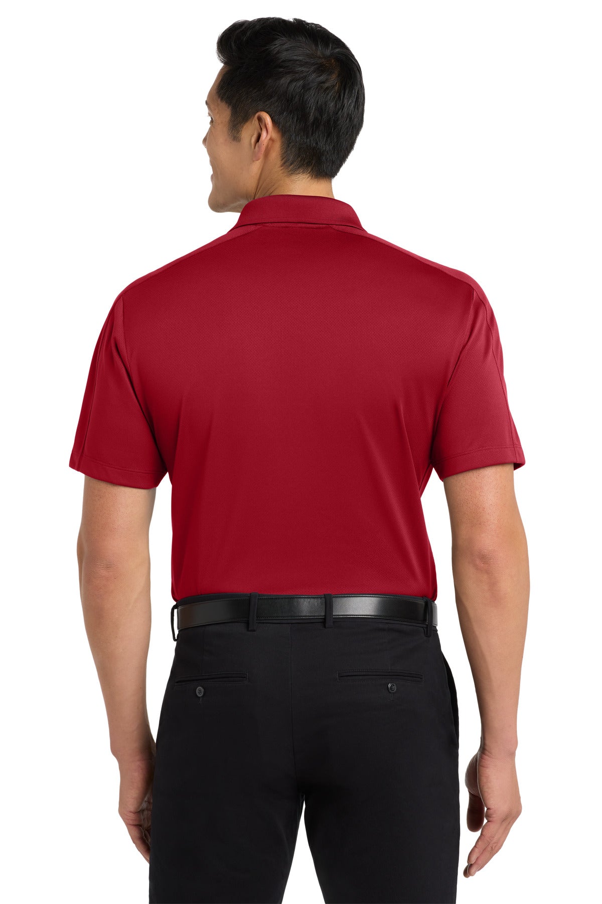 Custom Embroidered Port Authority Polos/Knits in Rich Red