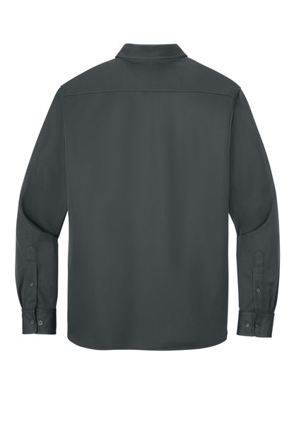 Custom Embroidered Port Authority Polos/Knits in Battleship Grey