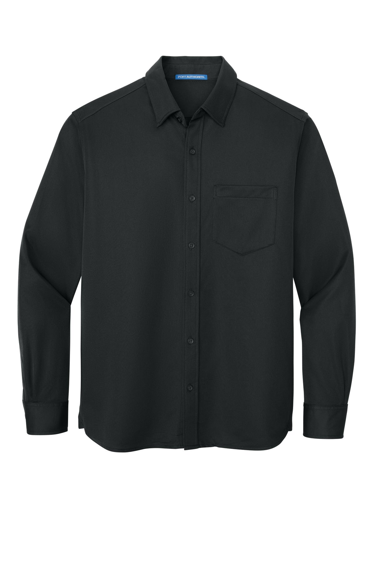 Custom Embroidered Port Authority Polos/Knits in Black
