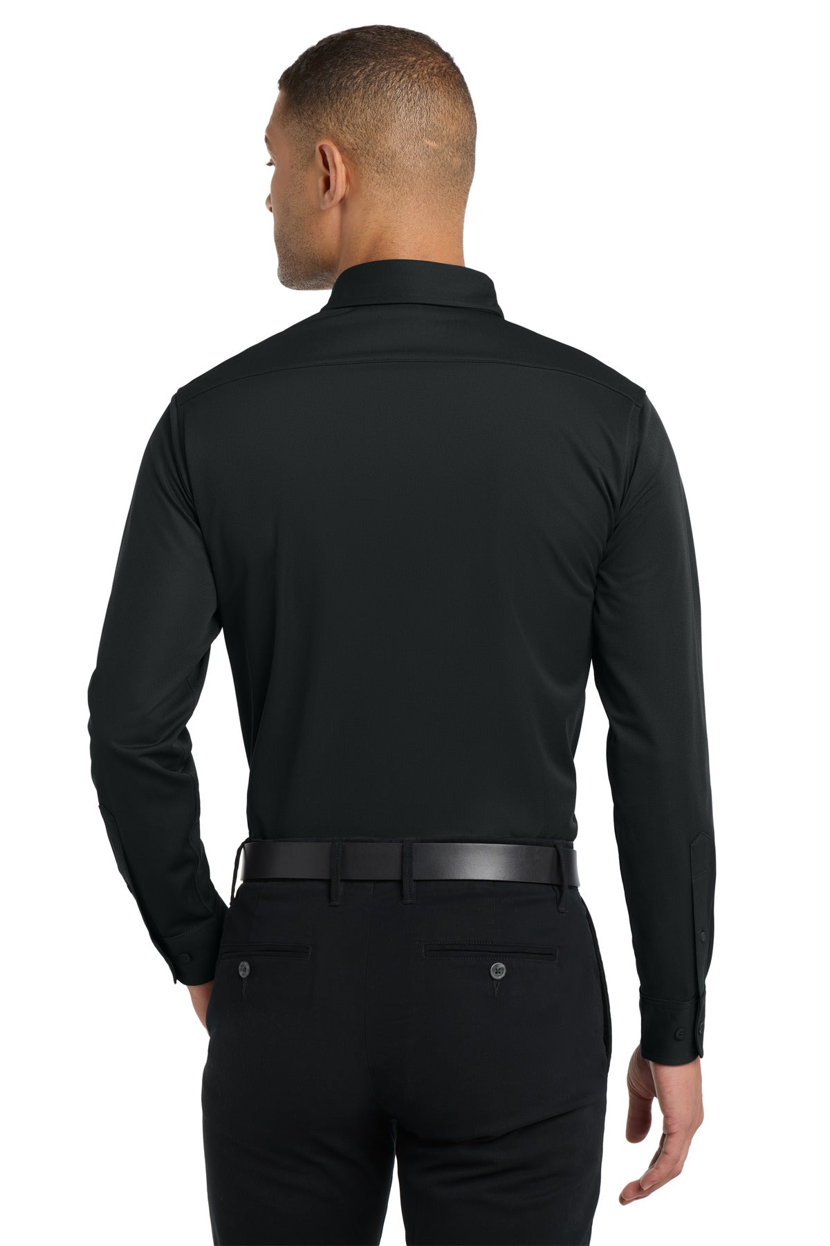 Custom Embroidered Port Authority Polos/Knits in Black