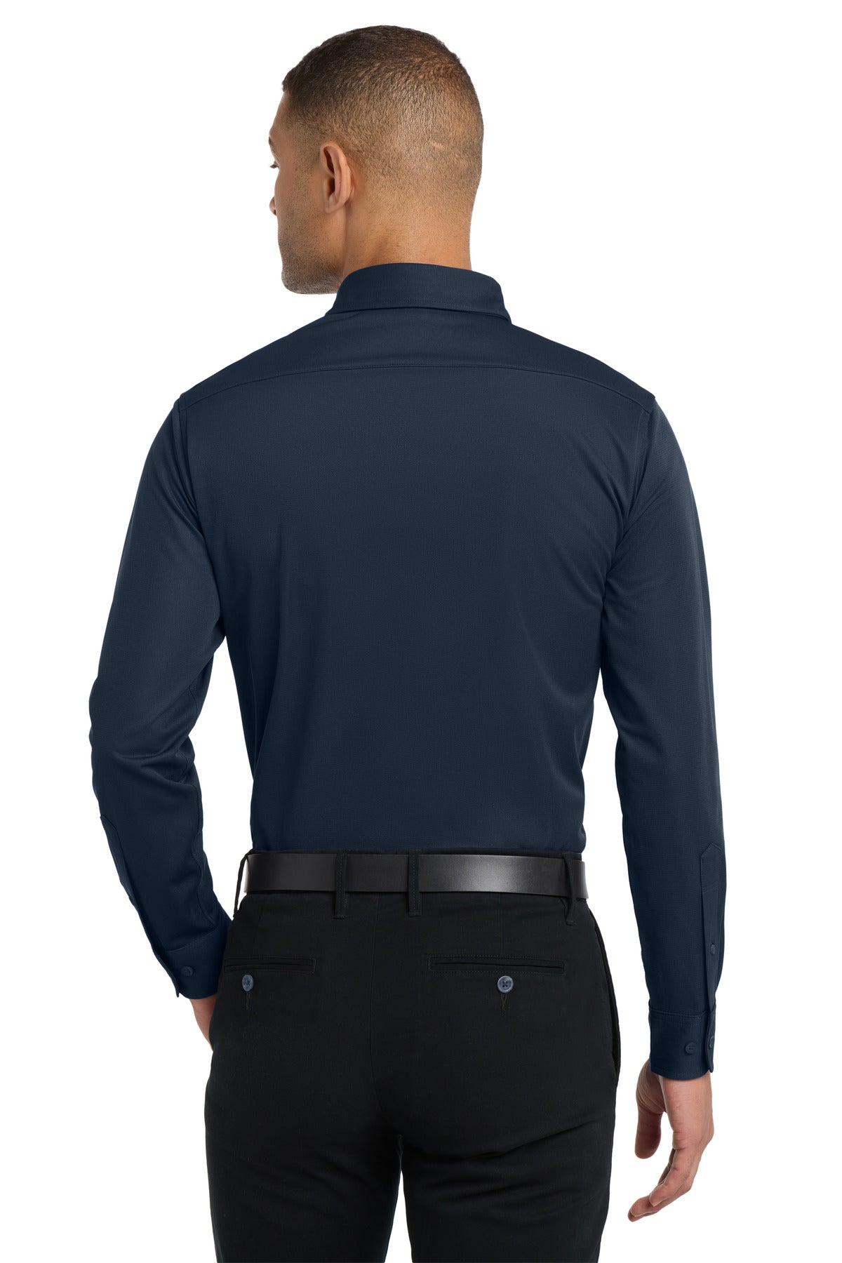Custom Embroidered Port Authority Polos/Knits in Dark Navy