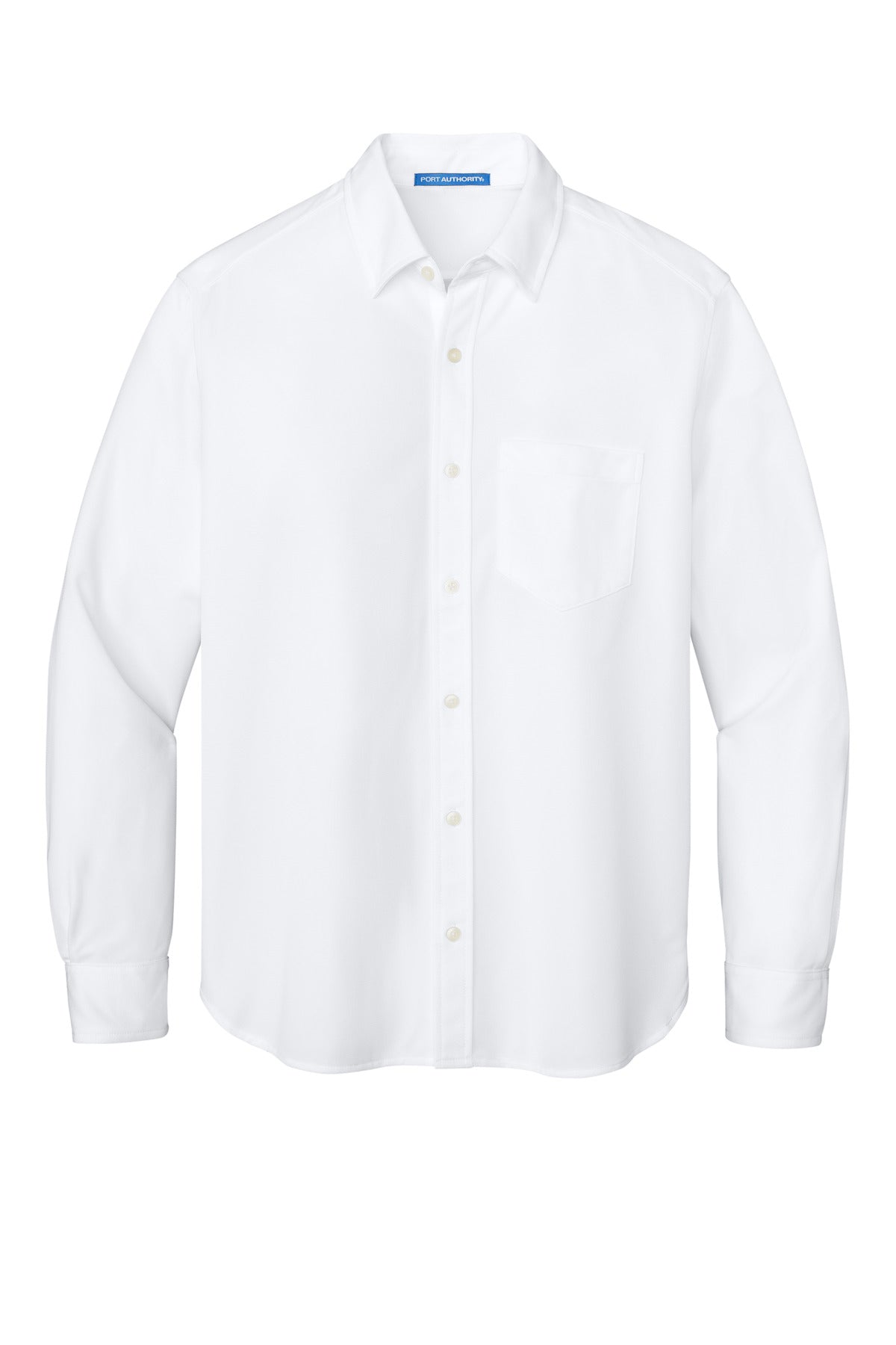 Custom Embroidered Port Authority Polos/Knits in White