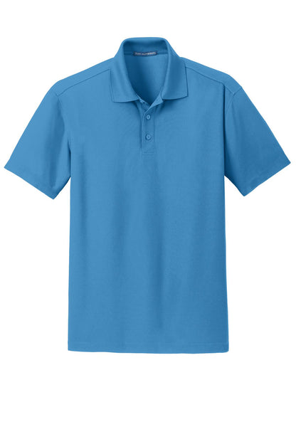 Custom Embroidered Port Authority Polos/Knits in Celadon Blue