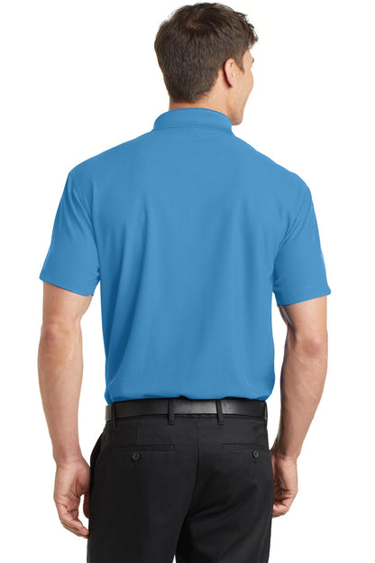 Custom Embroidered Port Authority Dry Zone Grid Polo. K572,Celadon Blue