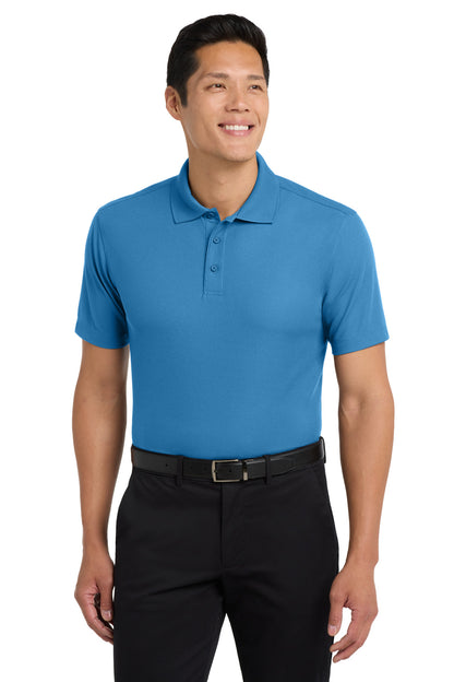 Custom Embroidered Port Authority Polos/Knits in Celadon Blue