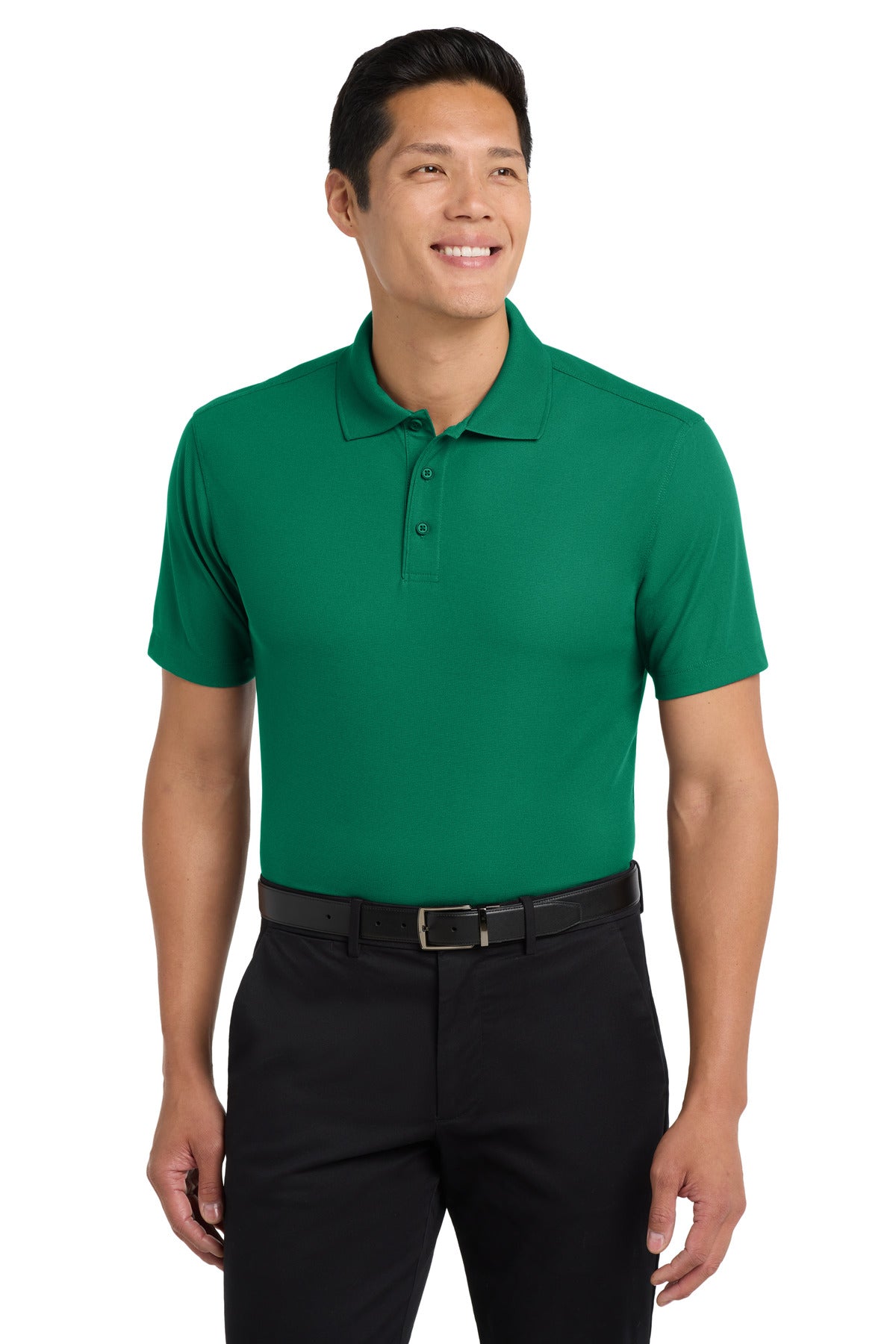 Custom Embroidered Port Authority Polos/Knits in Jewel Green