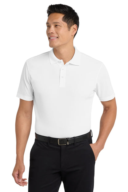 Custom Embroidered Port Authority Polos/Knits in White