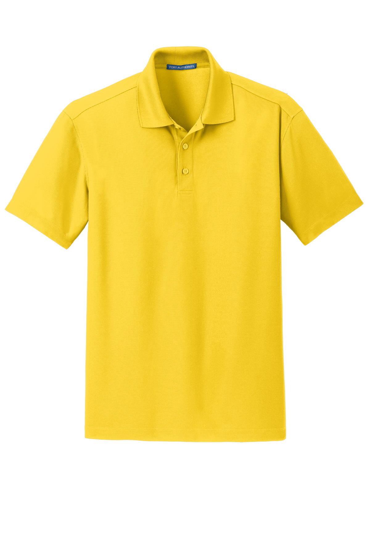Custom Embroidered Port Authority Polos/Knits in Yellow