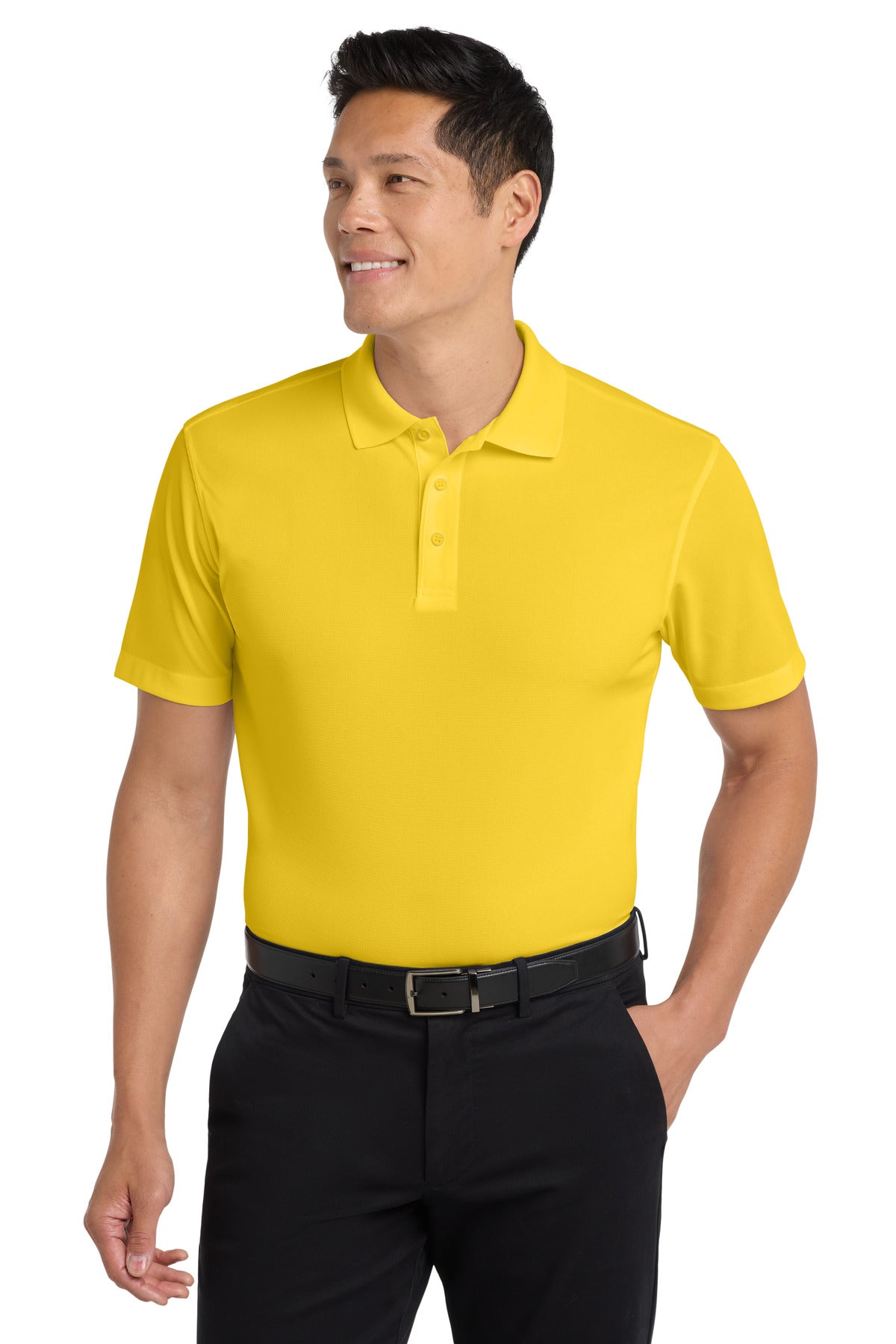 Custom Embroidered Port Authority Polos/Knits in Yellow