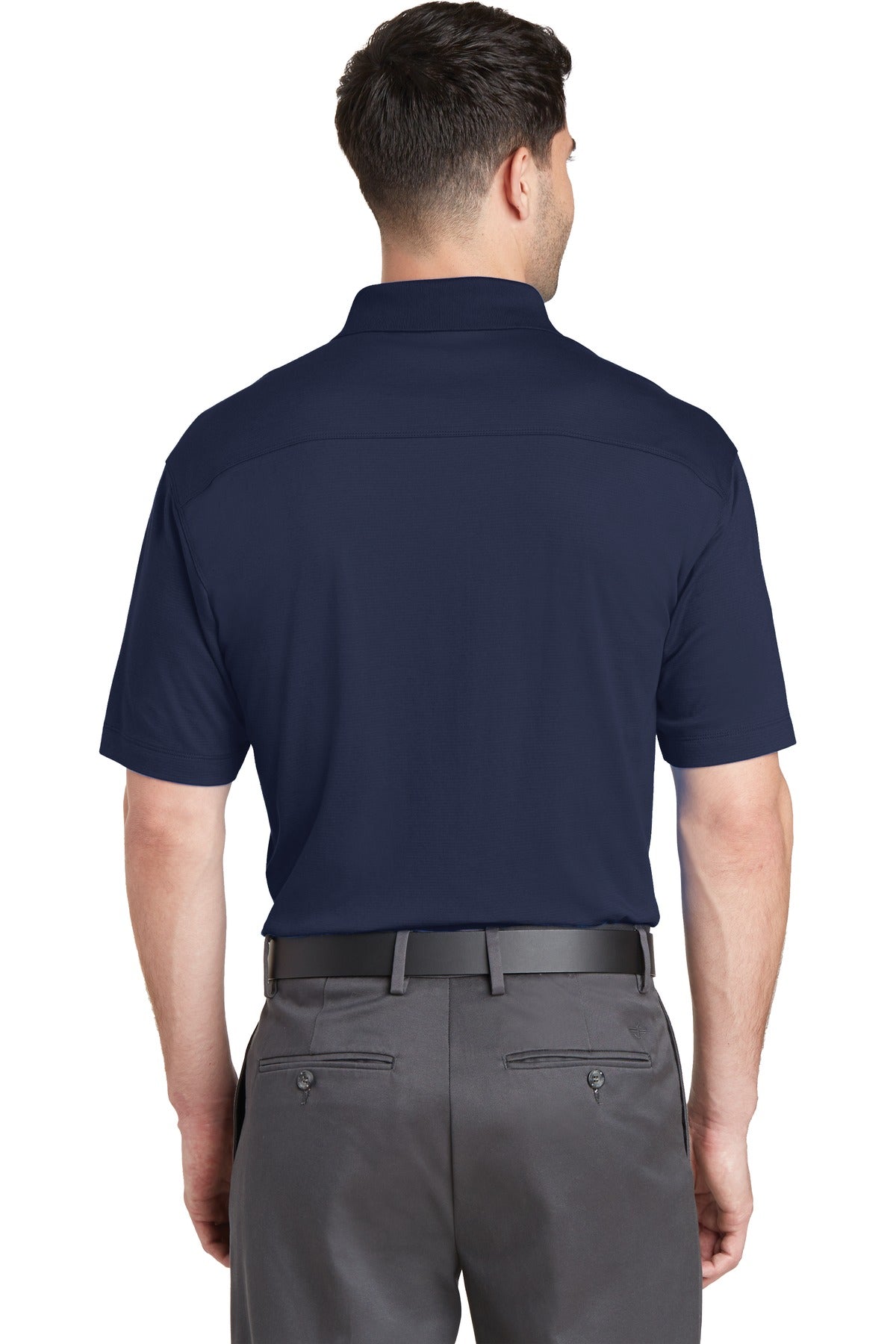 Custom Embroidered Port Authority Rapid Dry Mesh Polo. K573,True Navy