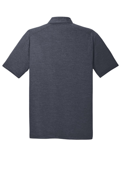 Custom Embroidered Port Authority Polos/Knits in Dark Grey