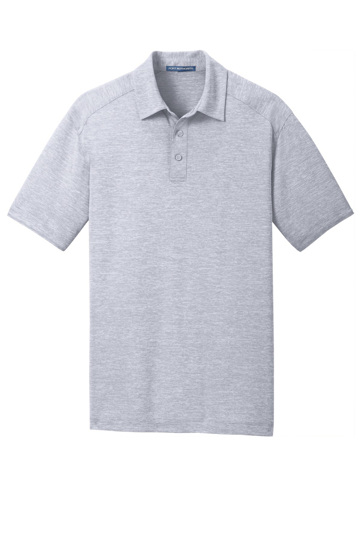 Custom Embroidered Port Authority Polos/Knits in Light Grey