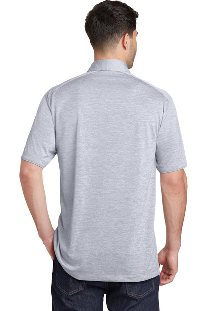 Custom Embroidered Port Authority Digi Heather Performance Polo. K574,Light Grey