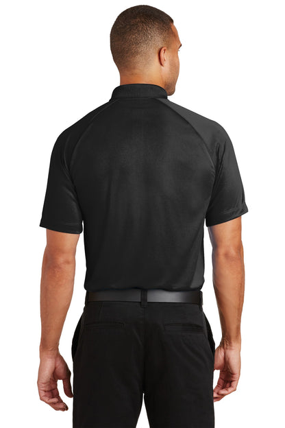 Custom Embroidered Port Authority Crossover Raglan Polo. K575,Black