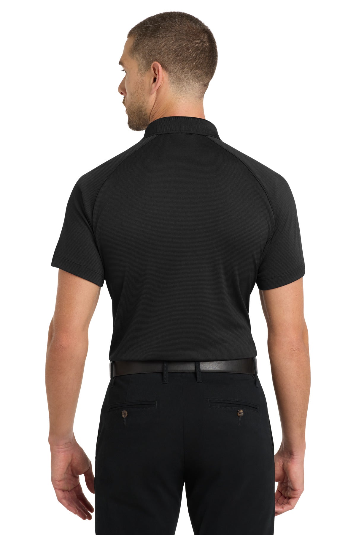 Custom Embroidered Port Authority Polos/Knits in Black