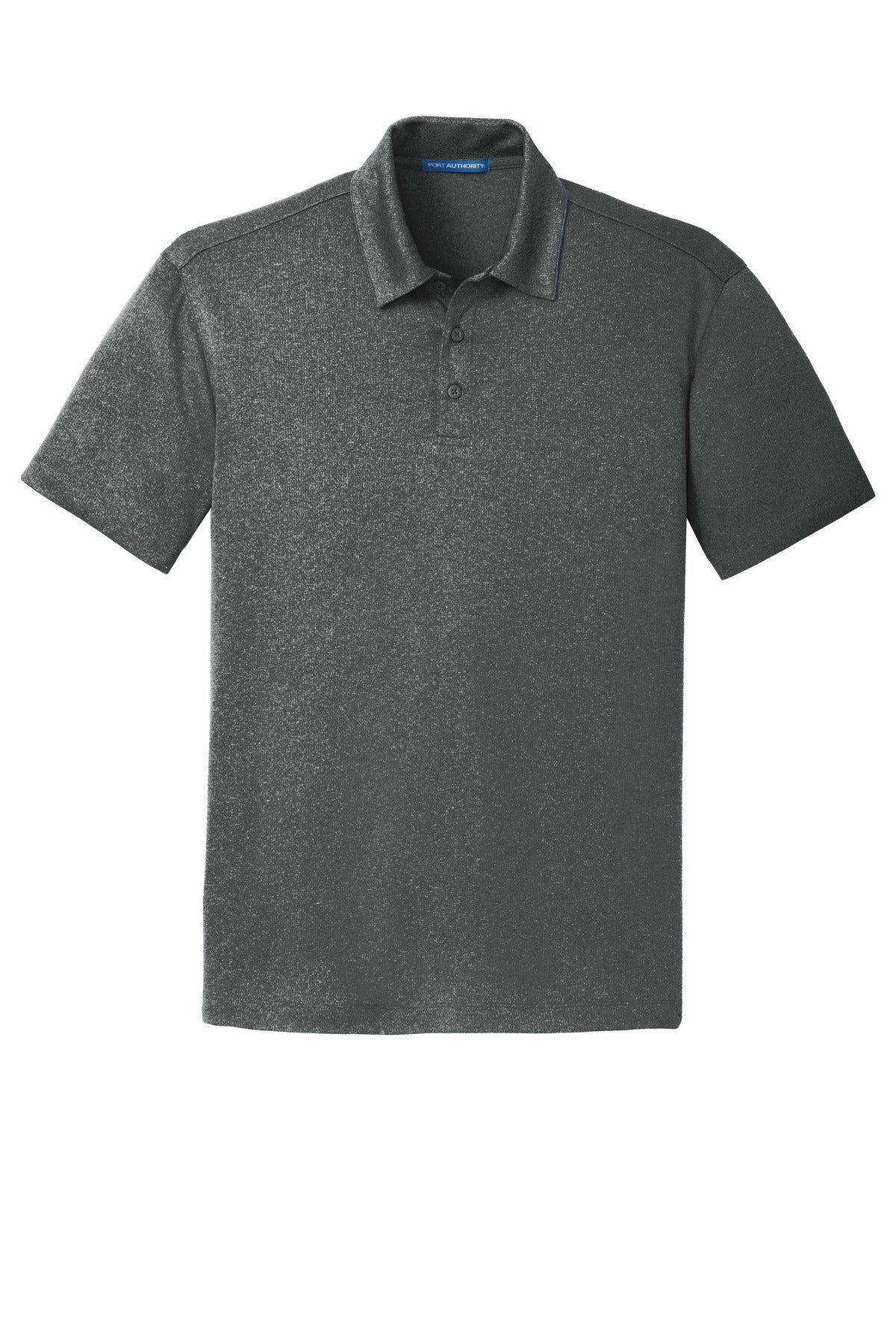 Custom Embroidered Port Authority Polos/Knits in Charcoal Heather