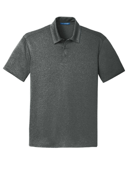 Custom Embroidered Port Authority Polos/Knits in Charcoal Heather