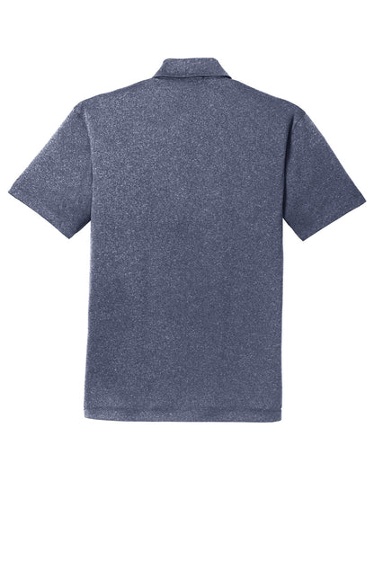 Custom Embroidered Port Authority Polos/Knits in True Navy Heather