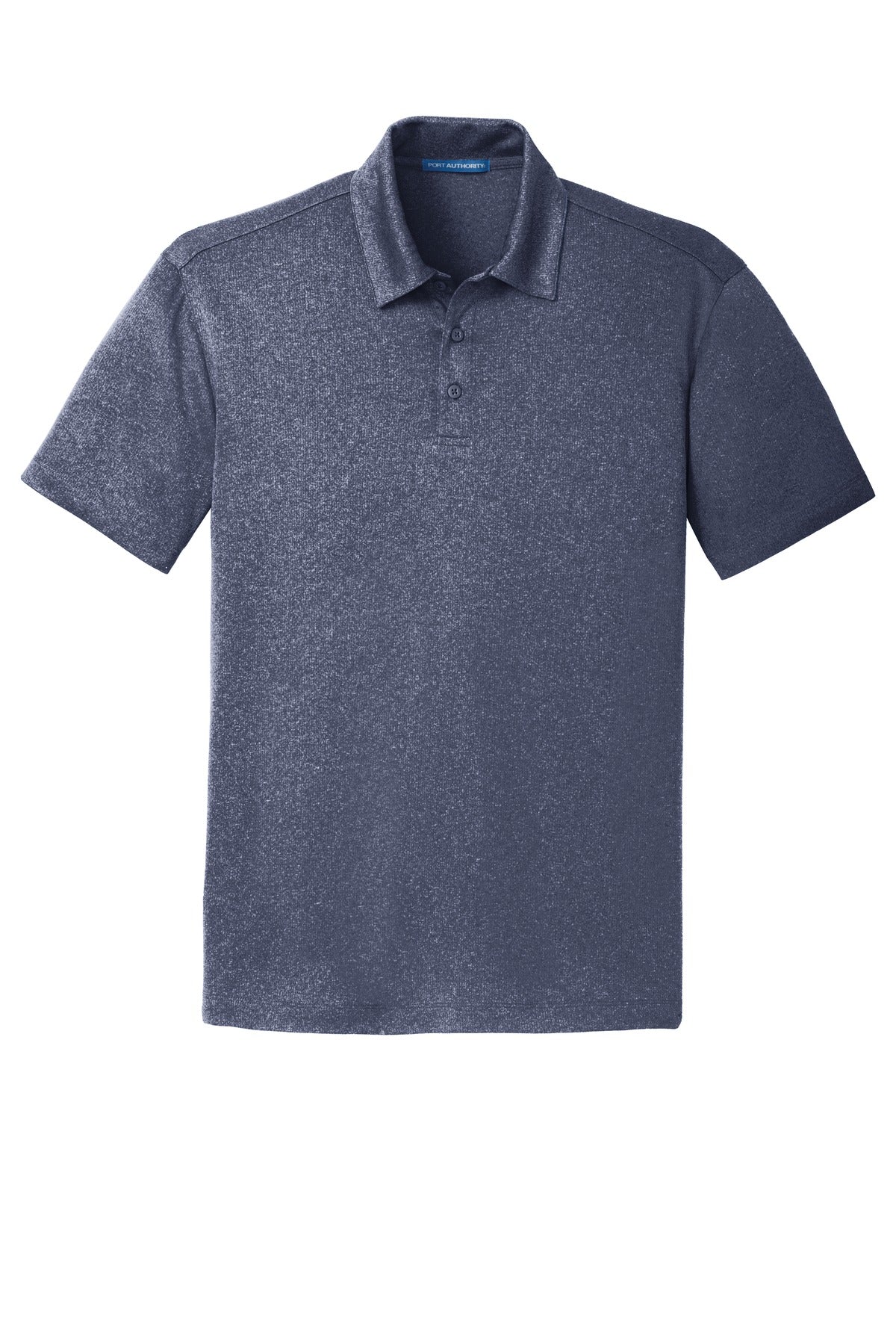 Custom Embroidered Port Authority Polos/Knits in True Navy Heather