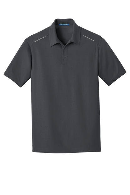 Custom Embroidered Port Authority Polos/Knits in Battleship Grey