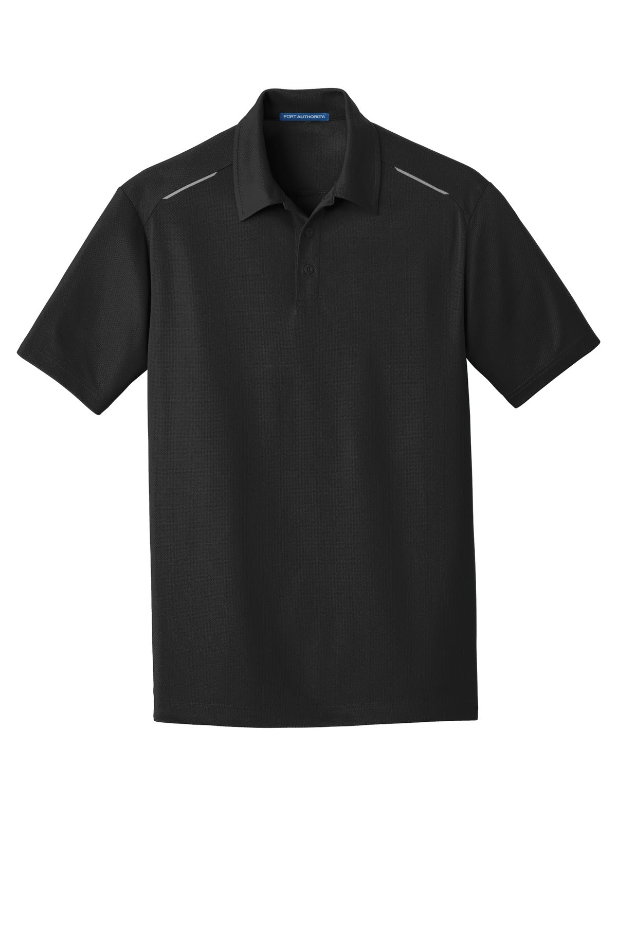 Custom Embroidered Port Authority Polos/Knits in Black