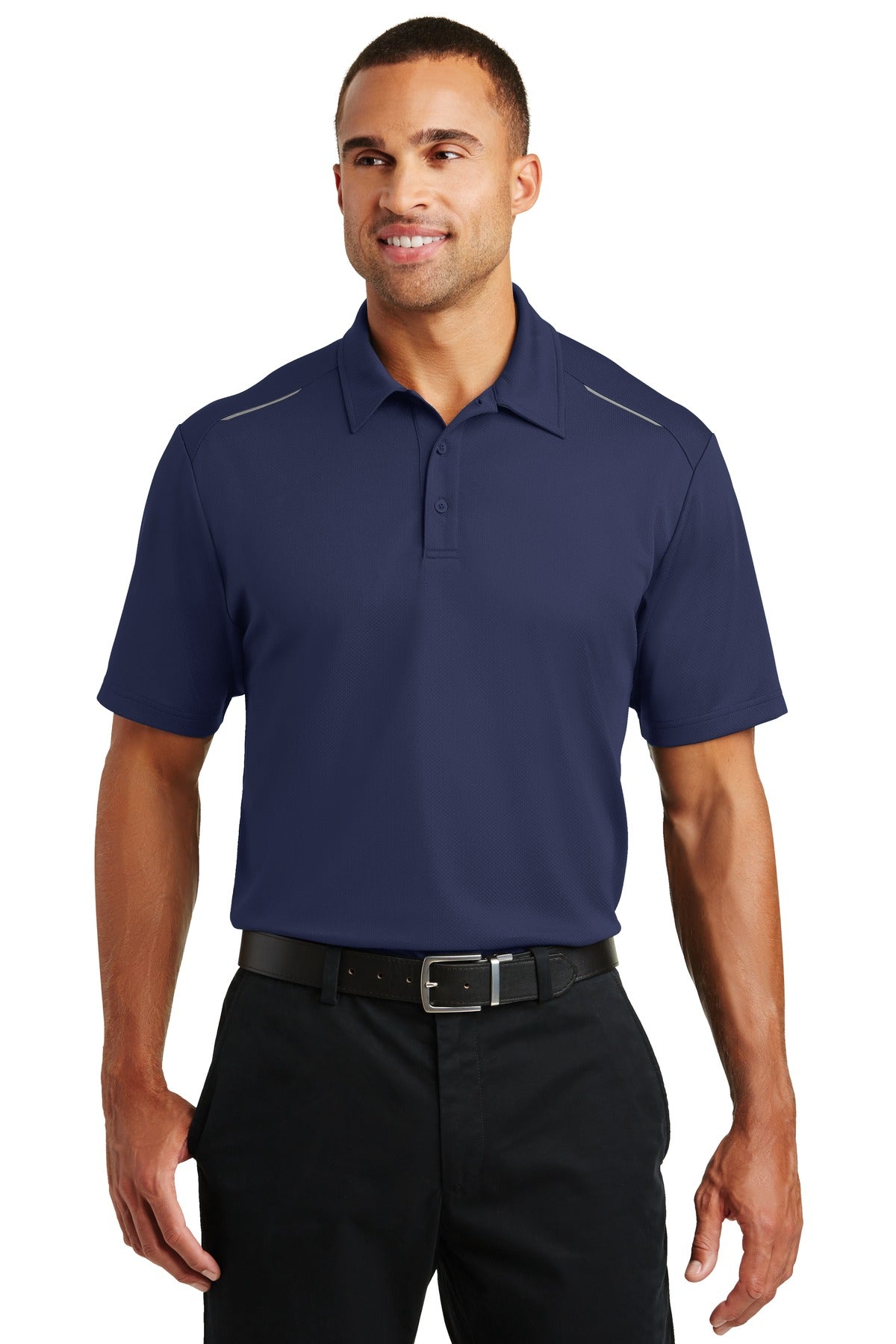 Custom Embroidered Port Authority Polos/Knits in True Navy