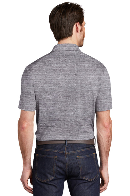 Custom Embroidered Port Authority  Stretch Heather Polo K583,Graphite/ White