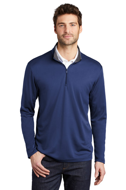 Custom Embroidered Port Authority Sweatshirts in Royal/ Steel Grey