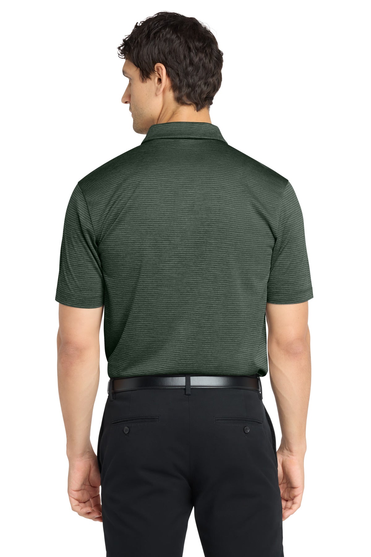 Custom Embroidered Port Authority Polos/Knits in Deep Forest Green