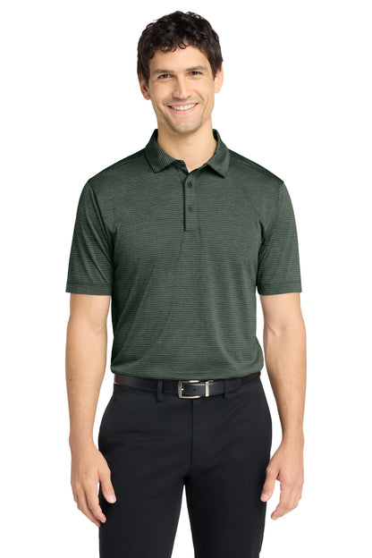 Custom Embroidered Port Authority Polos/Knits in Deep Forest Green